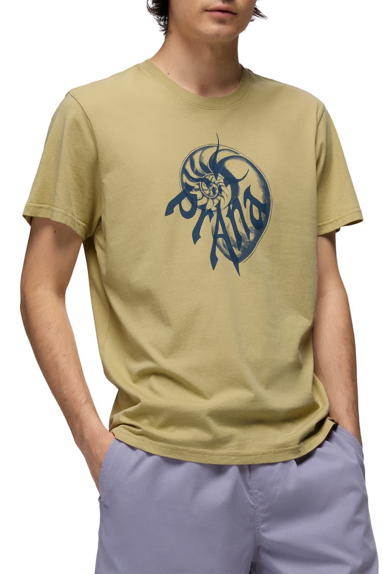 Heritage Nautilus Organic Cotton Graphic T-Shirt, Main, color, JACKFRUIT
