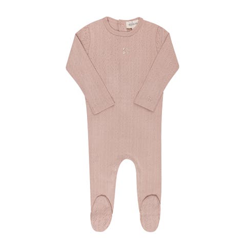 Squiggle Pointelle Collection - Footie