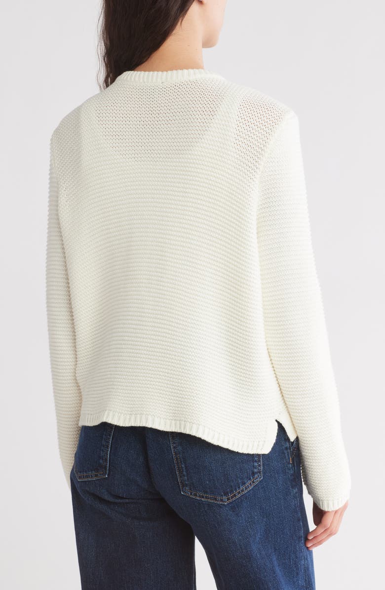 Splendid Fisherman Cotton Cardigan, Alternate, color, Paper