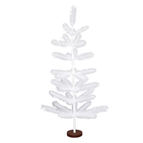 Carol & Frank 36" X 10" Pampas Tree Figurines In White
