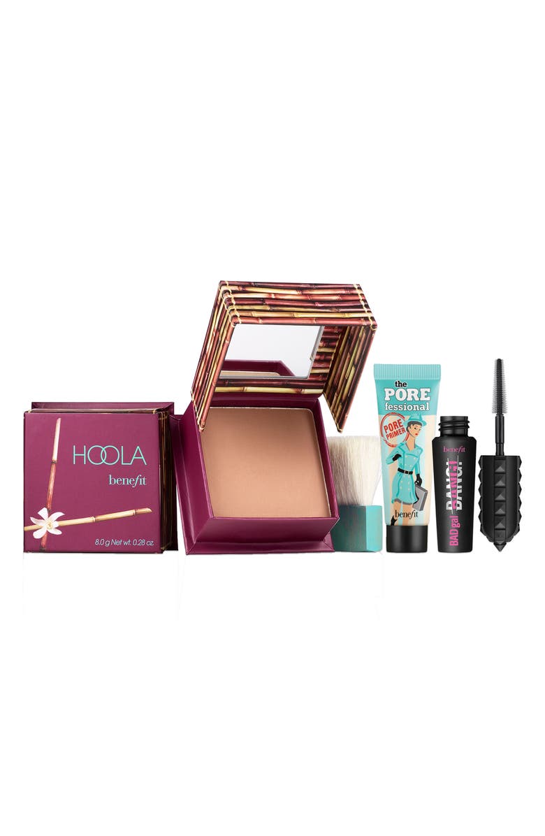 Benefit Cosmetics Benefit Primer, Bronzer & Mascara Set, Main, color,