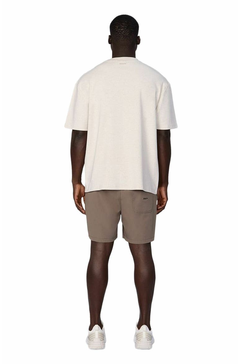 THE NEWPORT TEE, Alternate, color, CHALK MARLE