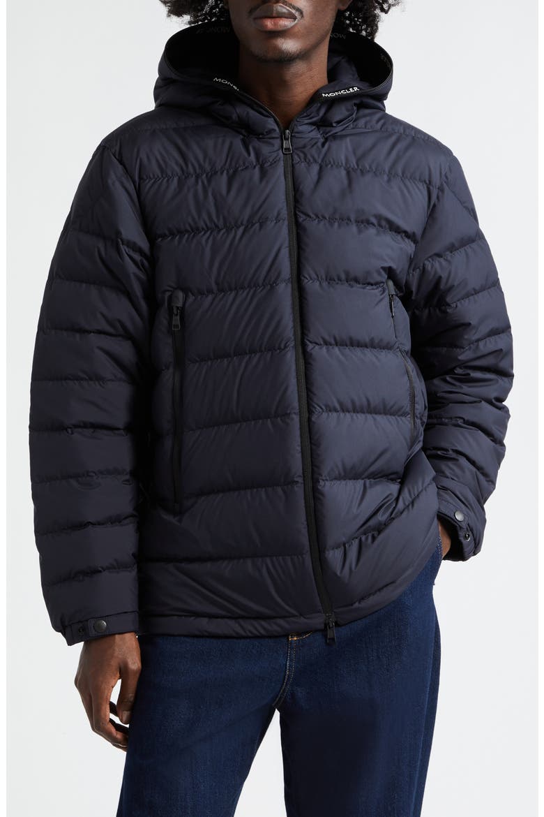Chambeyron Quilted Down Jacket, Main, color, DARK NAVY BLUE