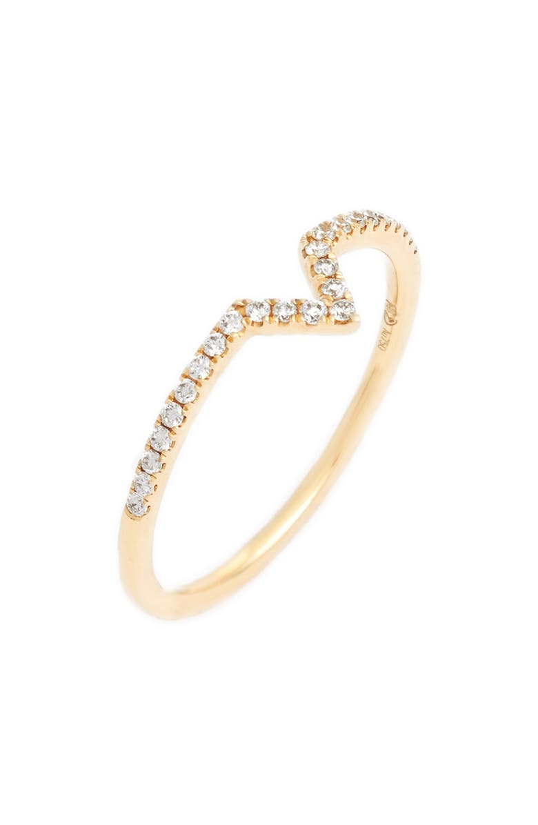 Bony Levy Open Triangle Stackable Diamond Ring, Main, color,