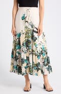 T Tahari Print Skirt