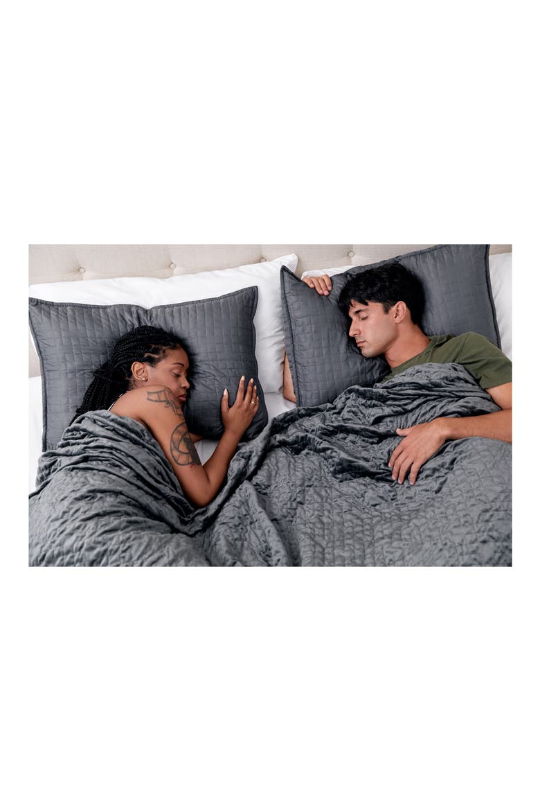 The Original Gravity Weighted Blanket, Alternate, color, GREY