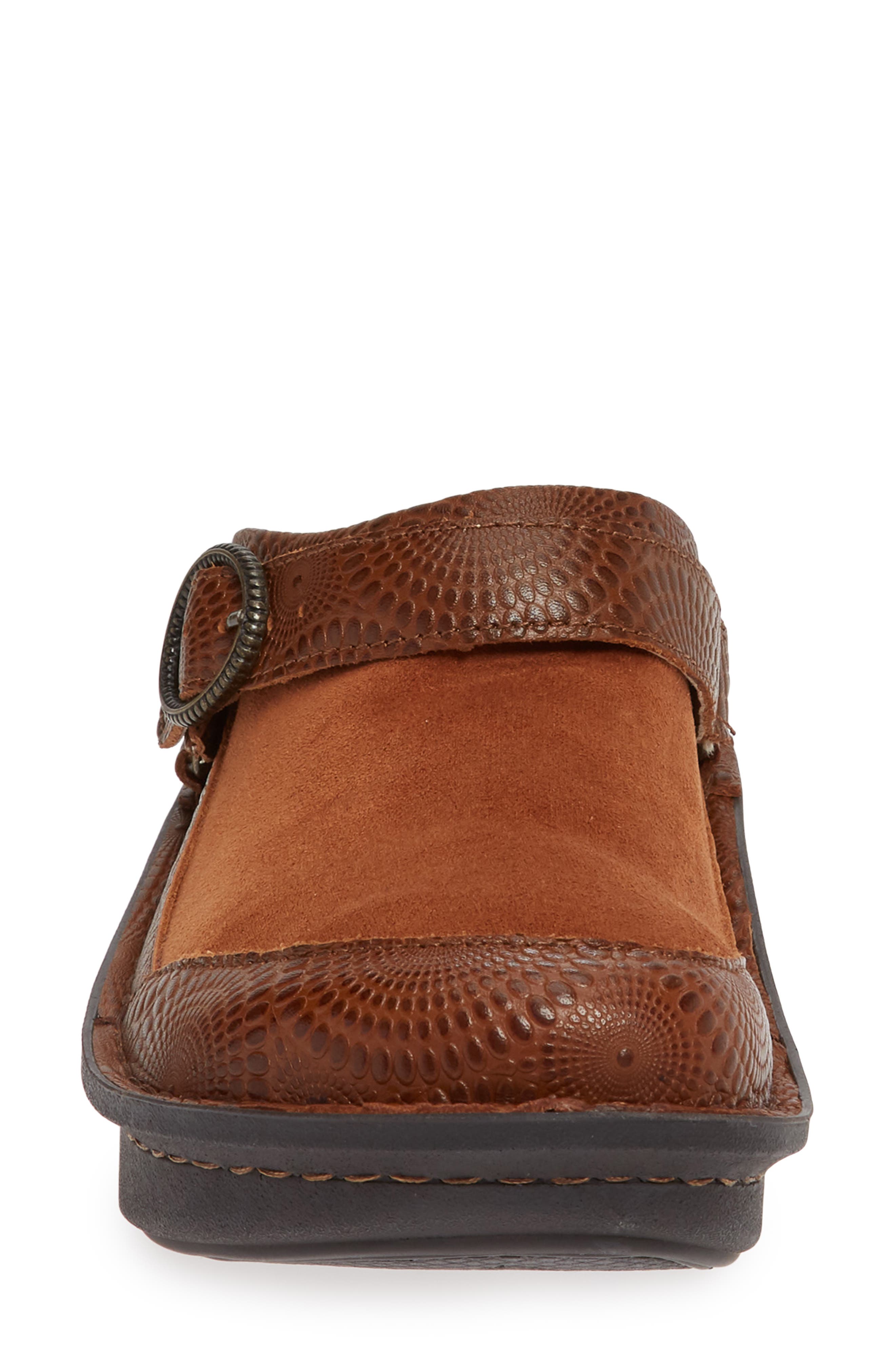 Seville Water Resistant Clog, Alternate, color, BRANDY LEATHER
