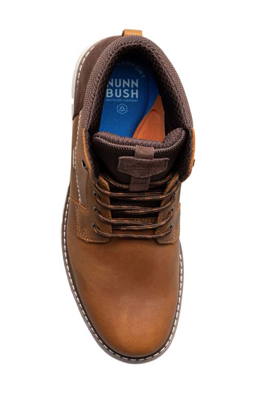 Nunn Bush Karnak Water Resistant Plain Toe Boot In Tan