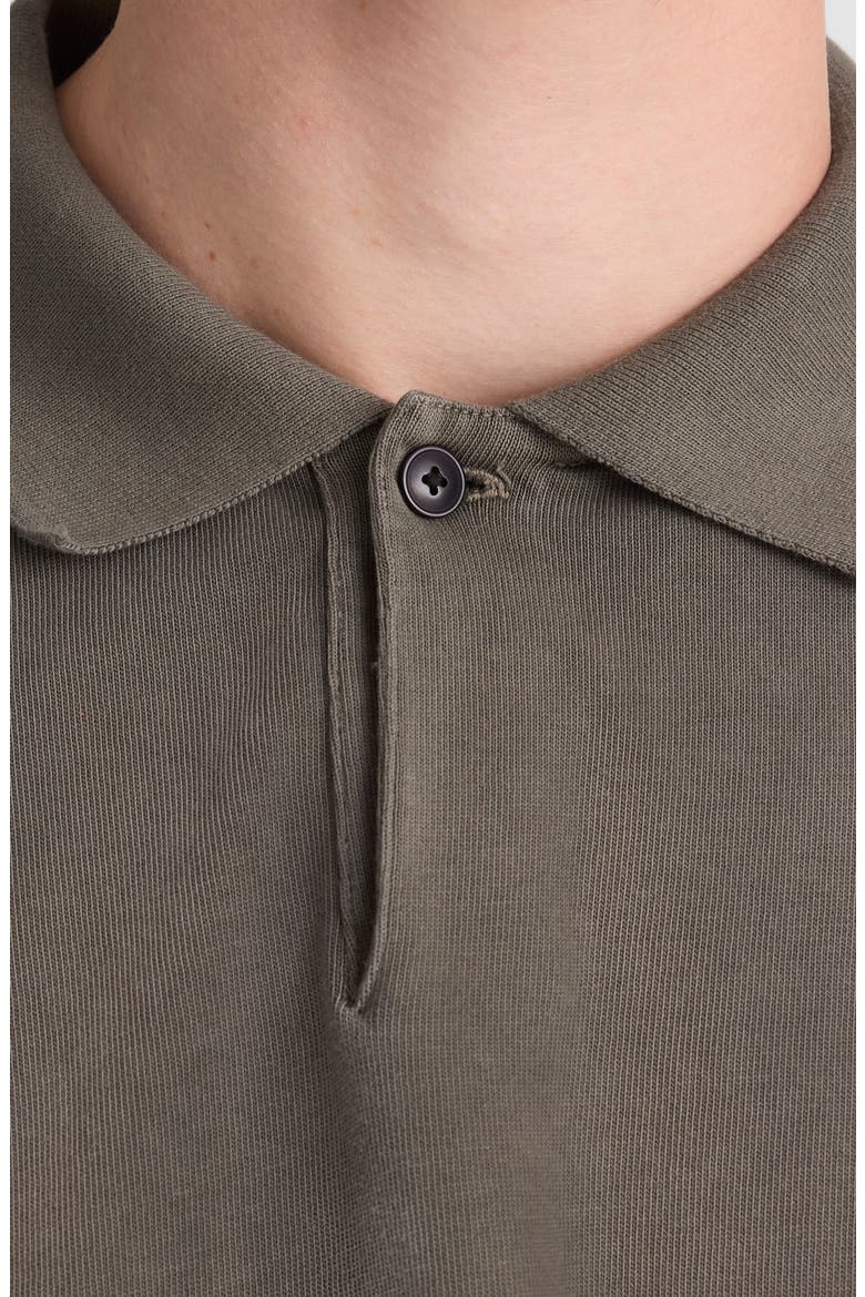 Compact Knit Polo, Alternate, color, OLIVE SLATE