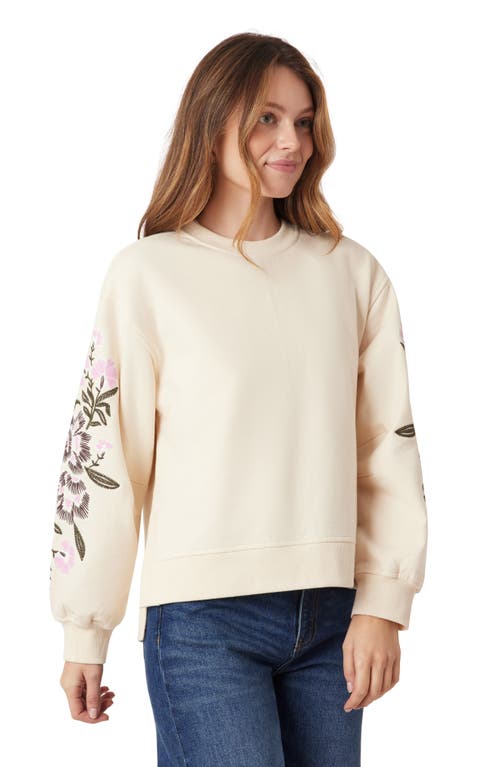 Scotch & Soda Logo Detail Cotton Sweatshirt In Brown