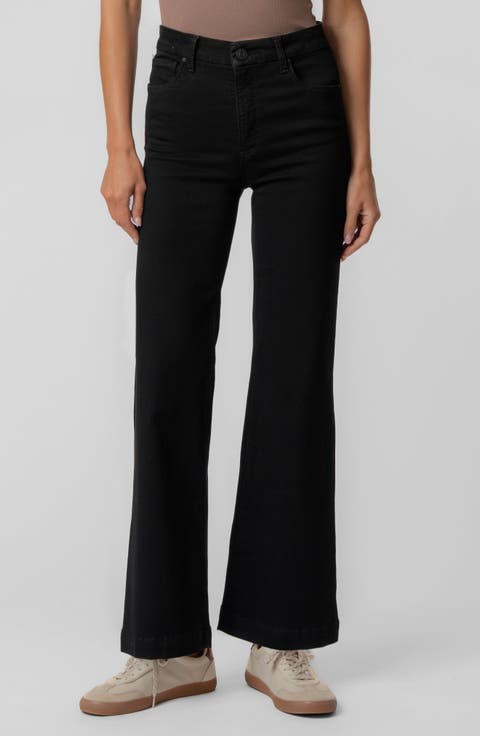 Meg Fab Ab High Waist Ankle Wide Leg Jeans