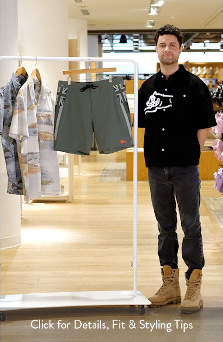 Cordura Airtex Pro Hawaii Camo Water Repellent Board Shorts, sales video thumbnail