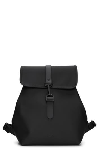Rains Waterproof Bucket Backpack In Black