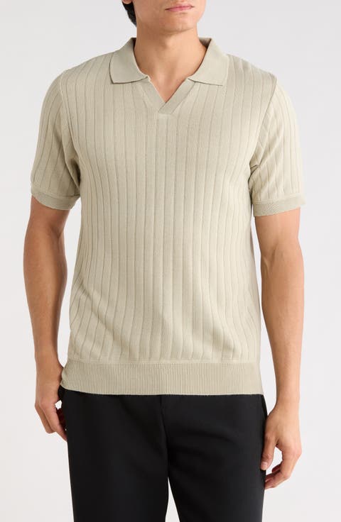 Rib Polo Sweater