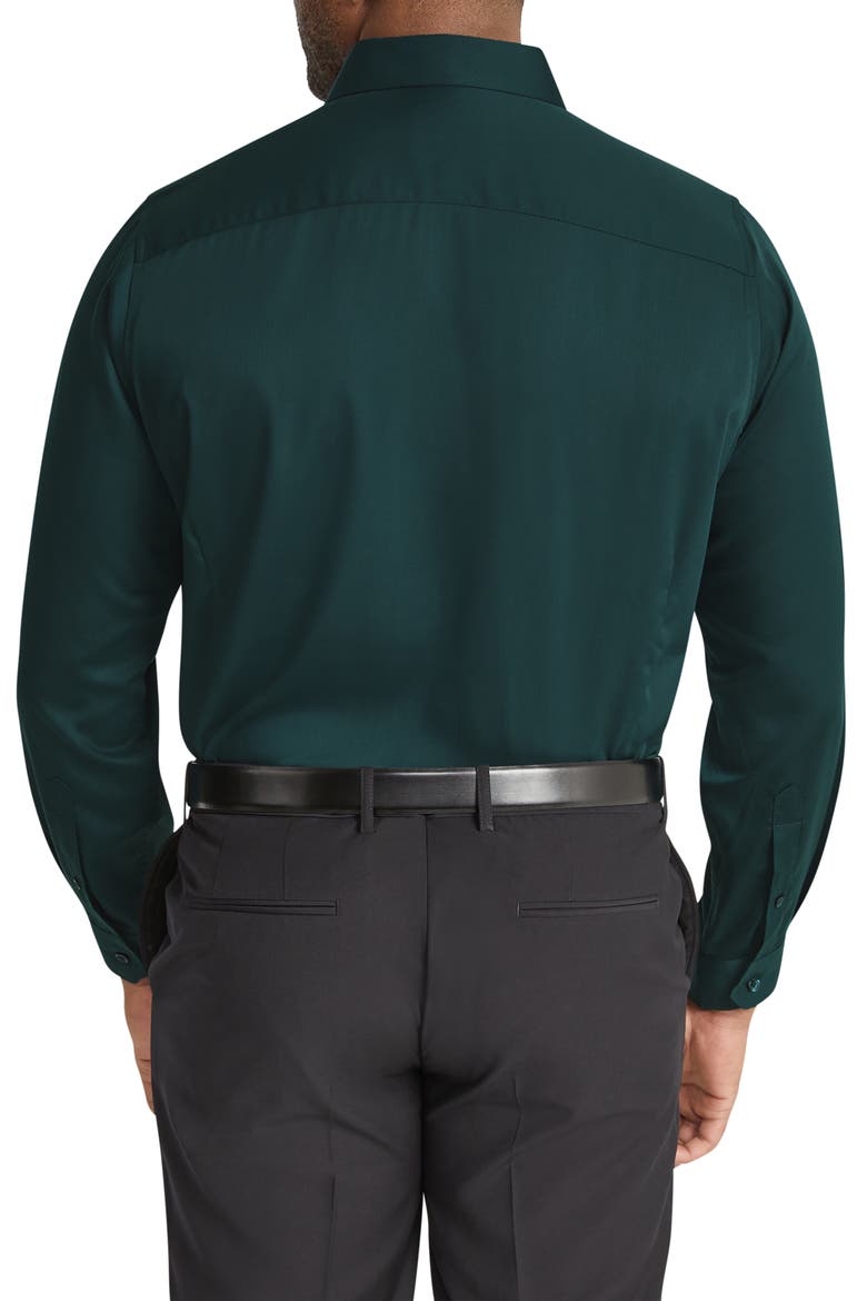 Hamilton Stretch Dress Shirt, Alternate, color, EMERALD