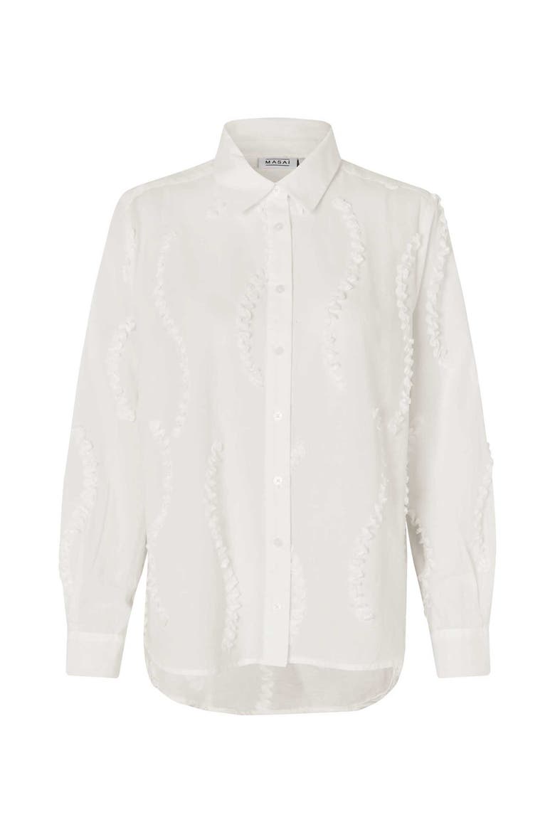 MaImma 100% Cotton Long Sleeve Shirt, Alternate, color, Jet Stream