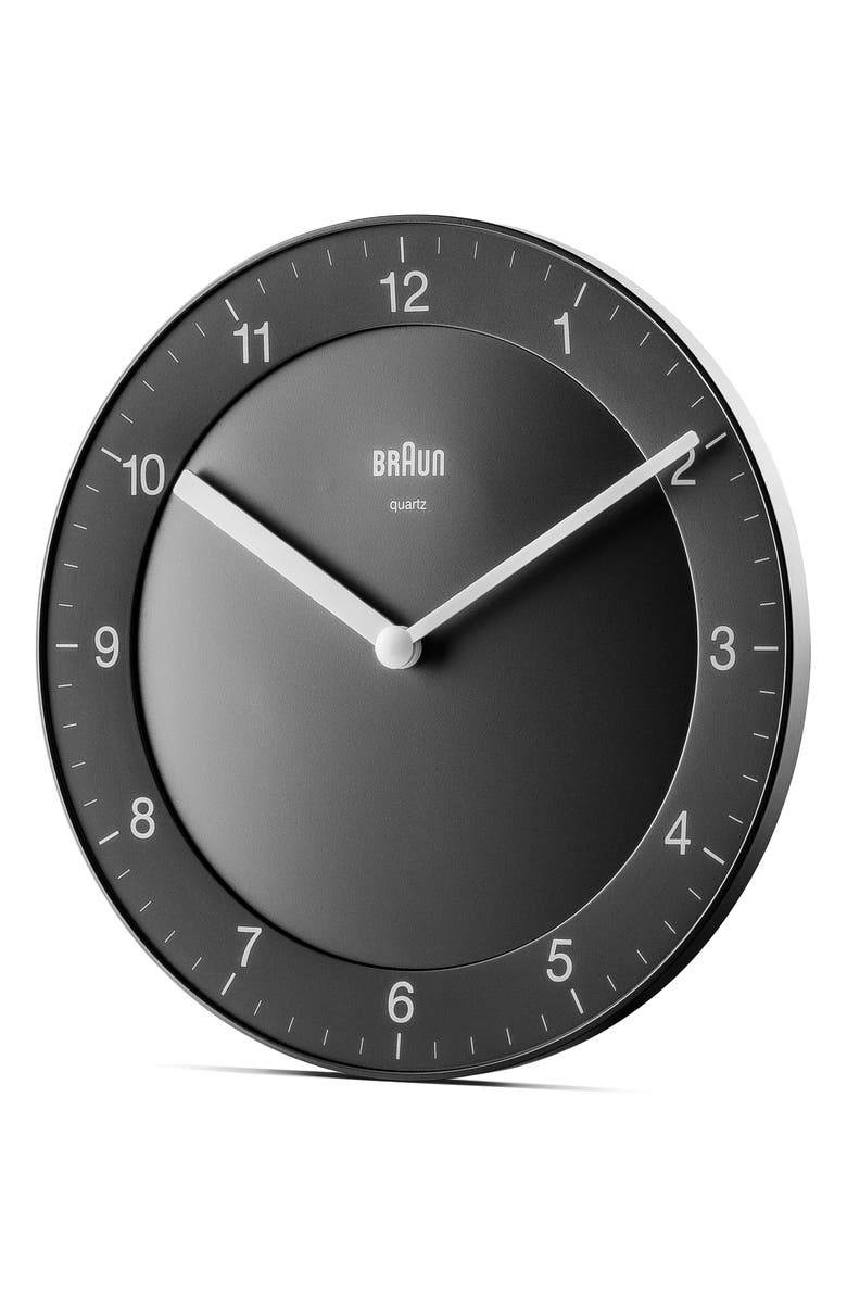 Braun Classic Analog Wall Clock, Alternate, color,