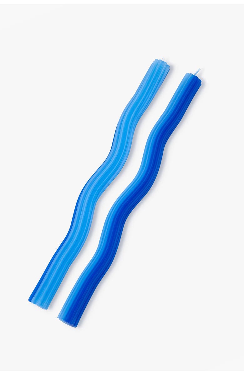 54Celsius Wiggle Candles, Alternate, color, Blue