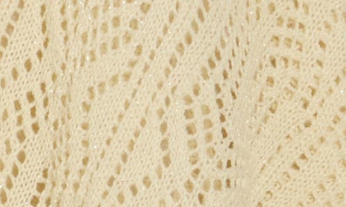 Bcbg Open Knit Topper In White