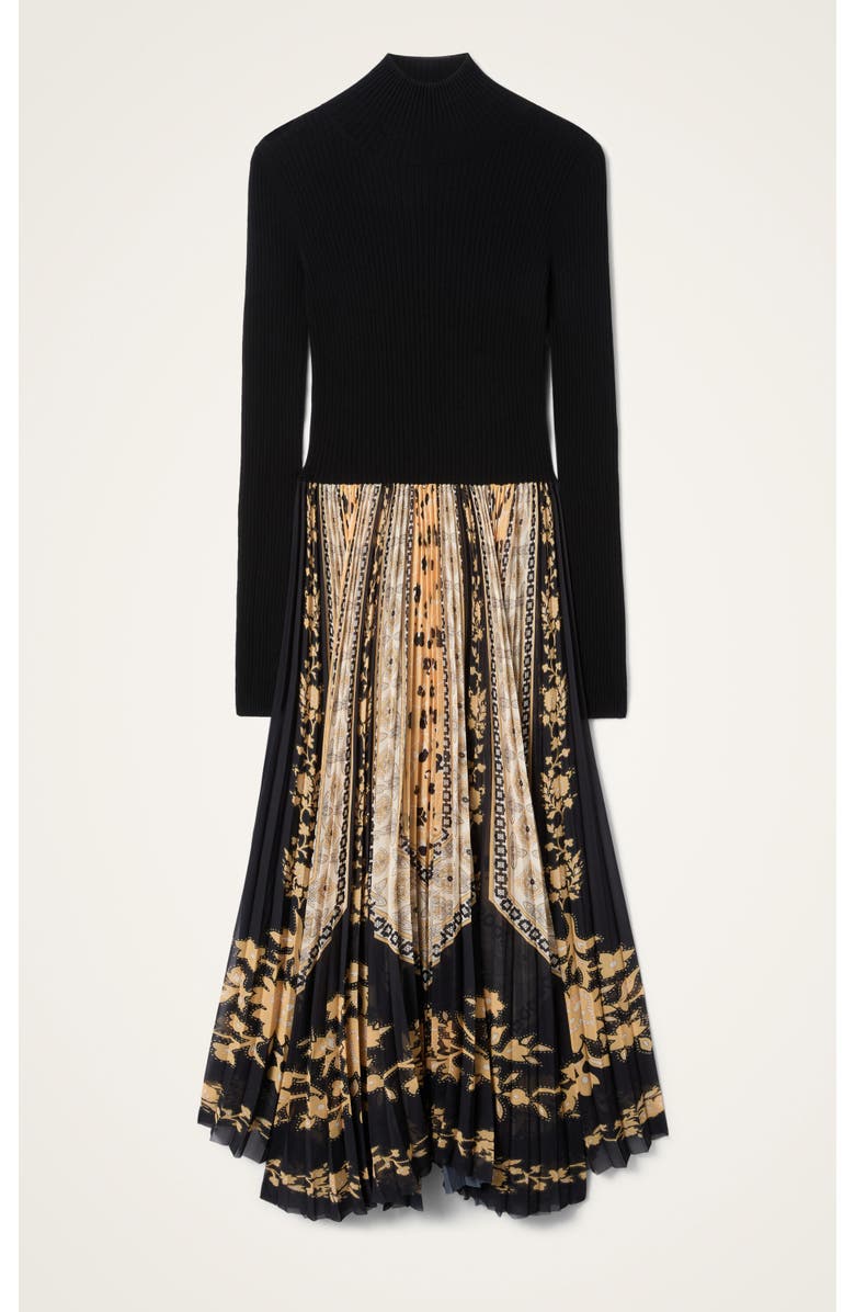 La DoubleJ Moondance Knit Dress, Alternate, color, Bicolor Black/Gold