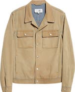 MM6 Maison Margiela Faux Suede Bonded Denim Jacket