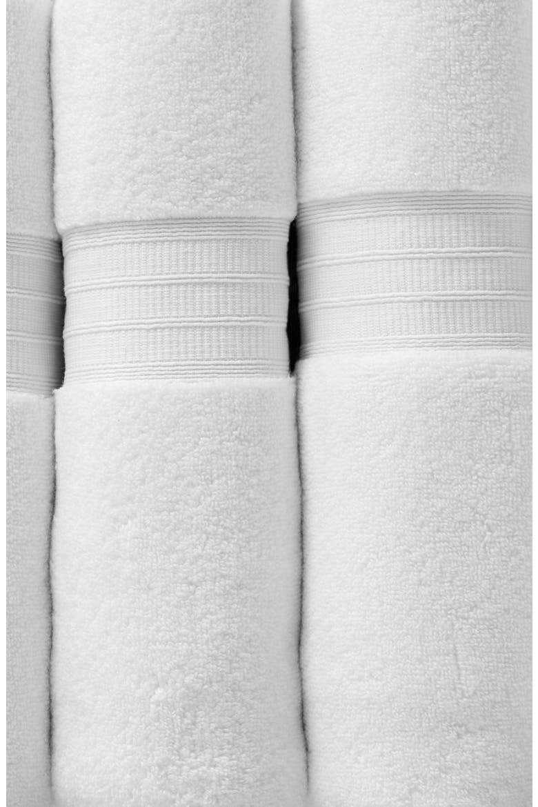 Premium Cotton 6-Piece Towel Set, Alternate, color, WHITE