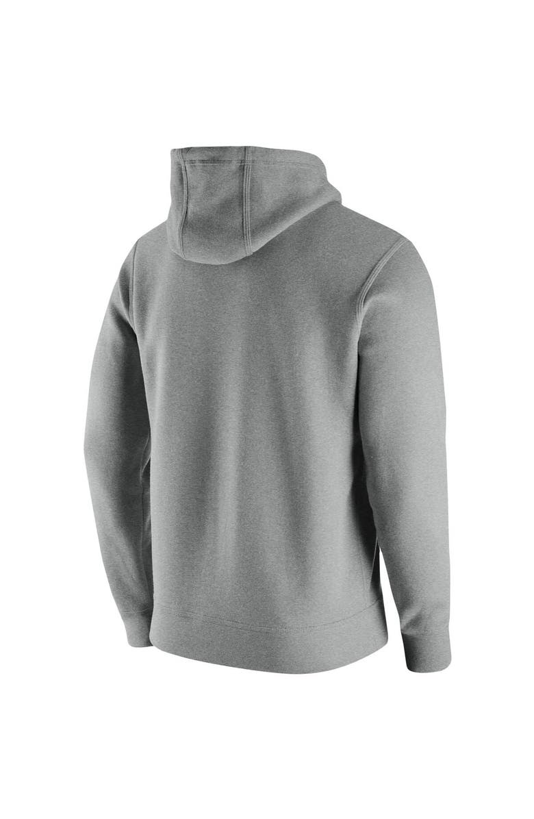 Nike Men's Nike Heathered Gray Virginia Tech Hokies Vintage School Logo Pullover Hoodie, Alternate, color,