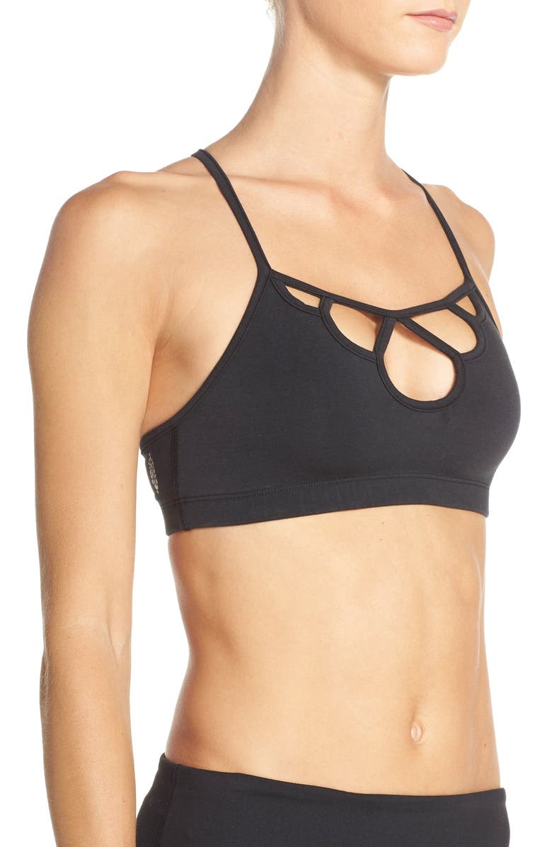 Free People 'Moon Shadow' T-Back Sports Bra, Alternate, color, 