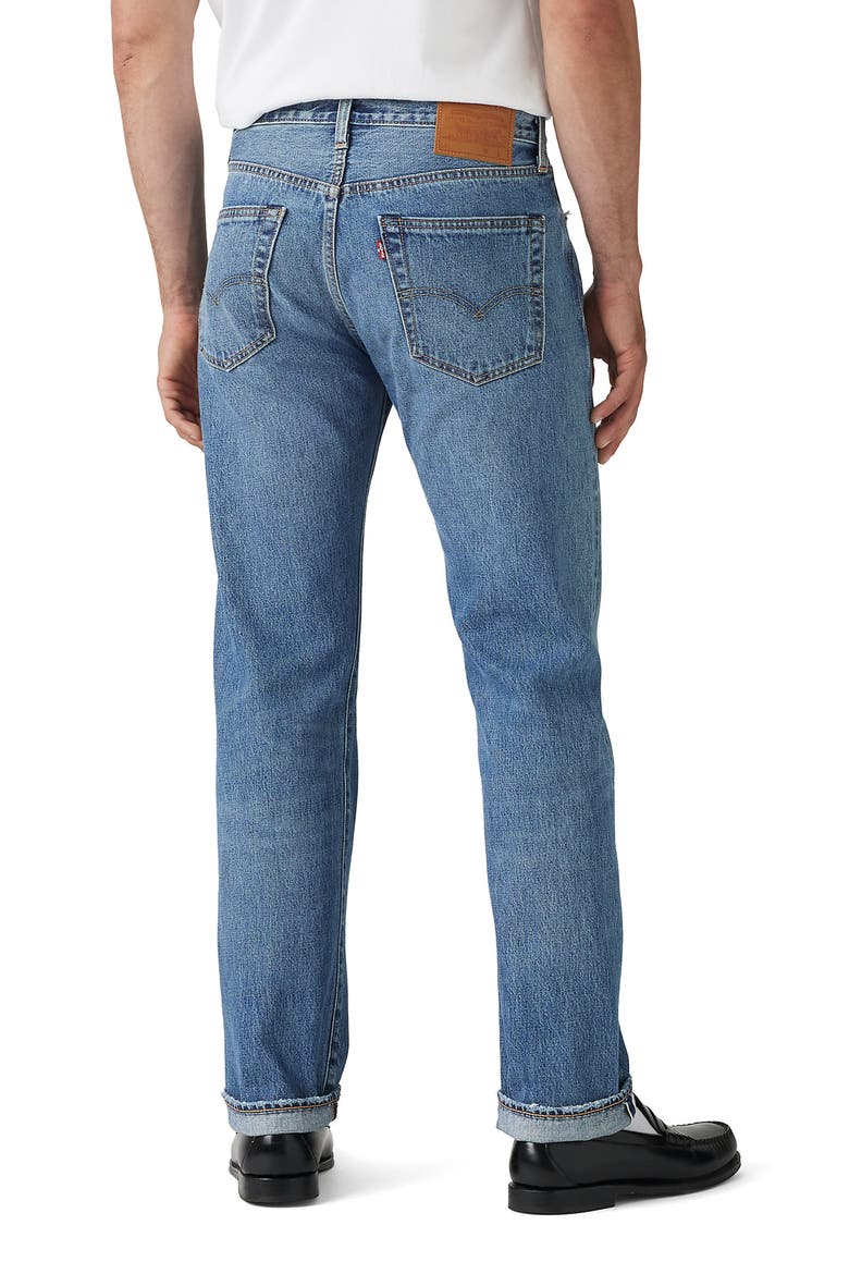 Levi's 501® Original Straight Leg Selvedge Jeans (Men) | Nordstrom