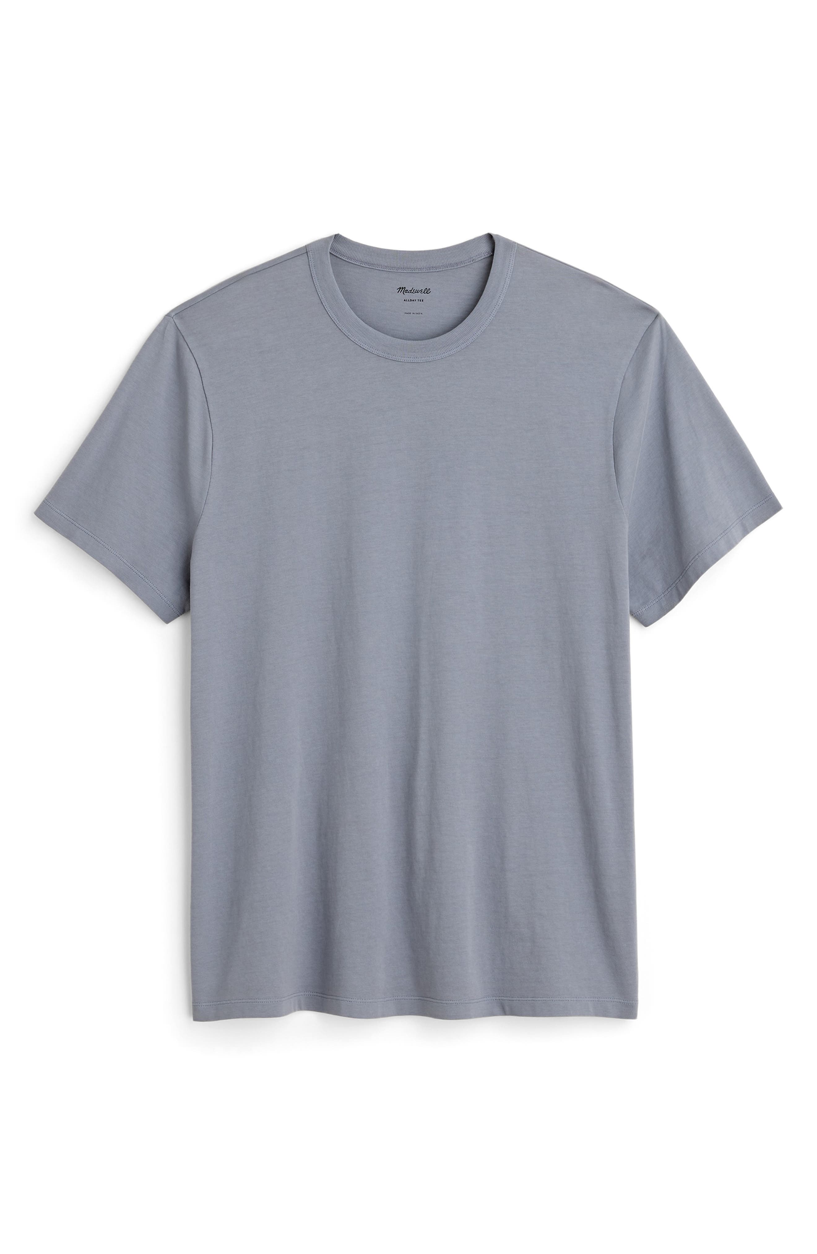 Мужские Madewell Allday Garment Dyed Cotton T-Shirt — фото 4
