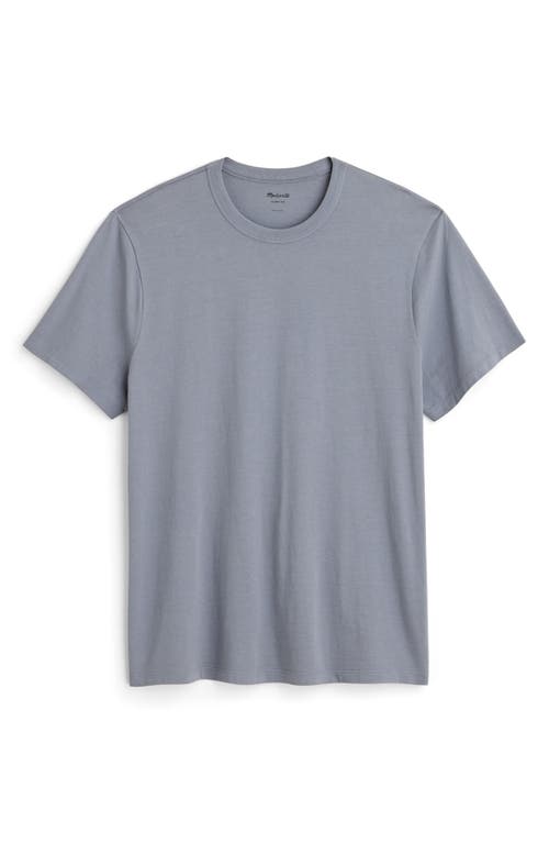 Madewell Allday Garment Dyed Cotton T-Shirt in Ashen Blue  product