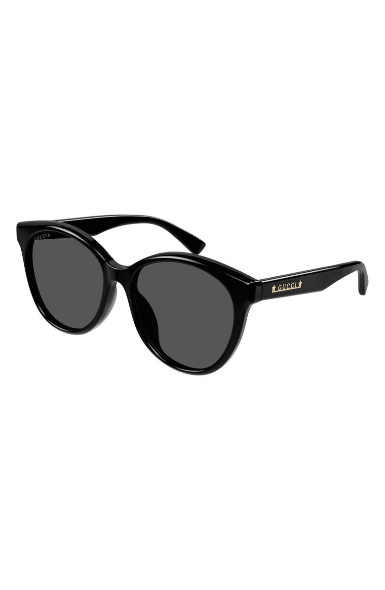Gucci 57mm Polarized Panthos Sunglasses, Alternate, color, 