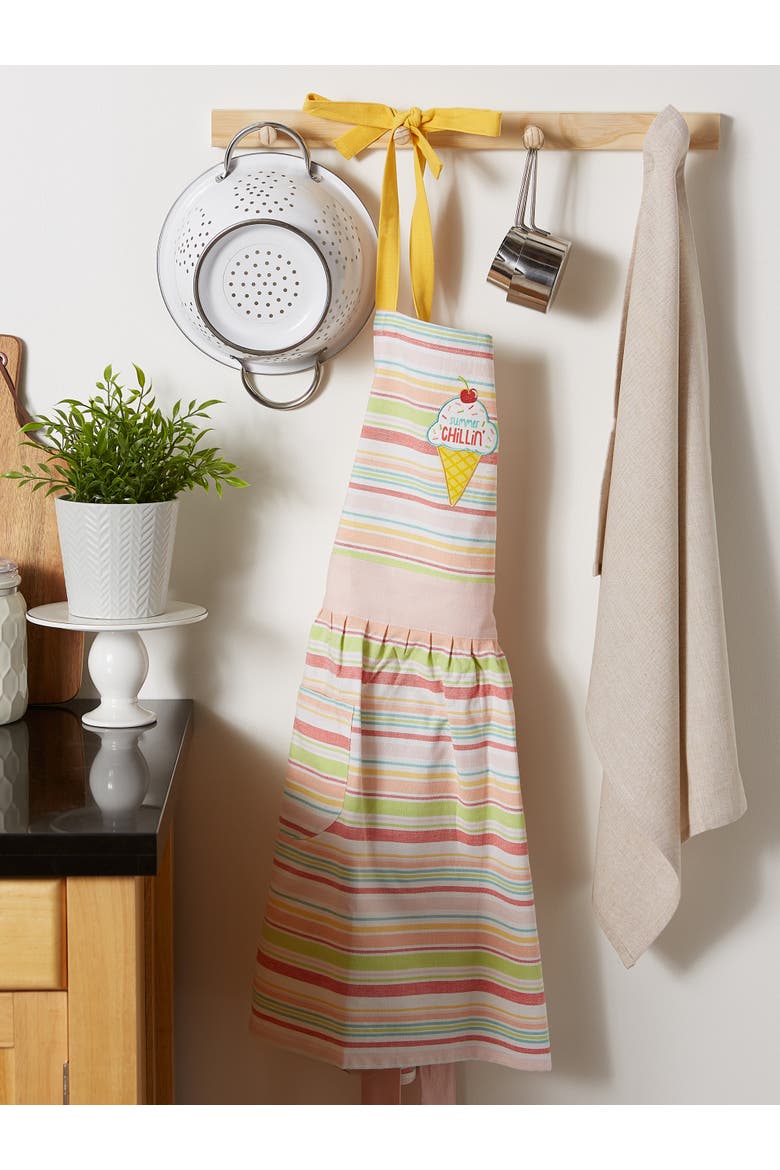 Summer Chillin Skirt Apron, Alternate, color, Summer Chillin'