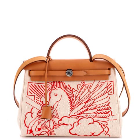 Herbag Zip Pegase Pop Toile and Leather 31