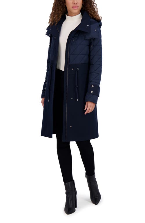 Andrew Marc Synclaire Quilted Coat In Ink