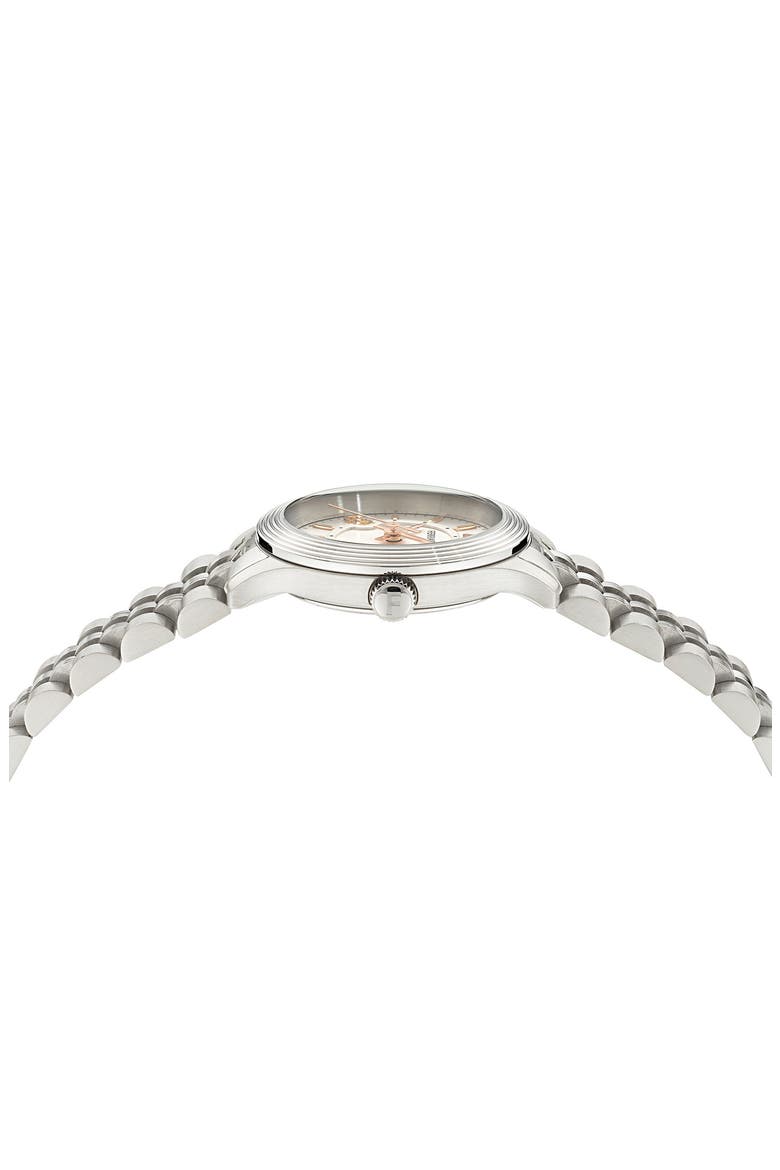 Duo Stainless Steel Bracelet Watch, 28mm, Alternate, color, STAINLESS STEEL