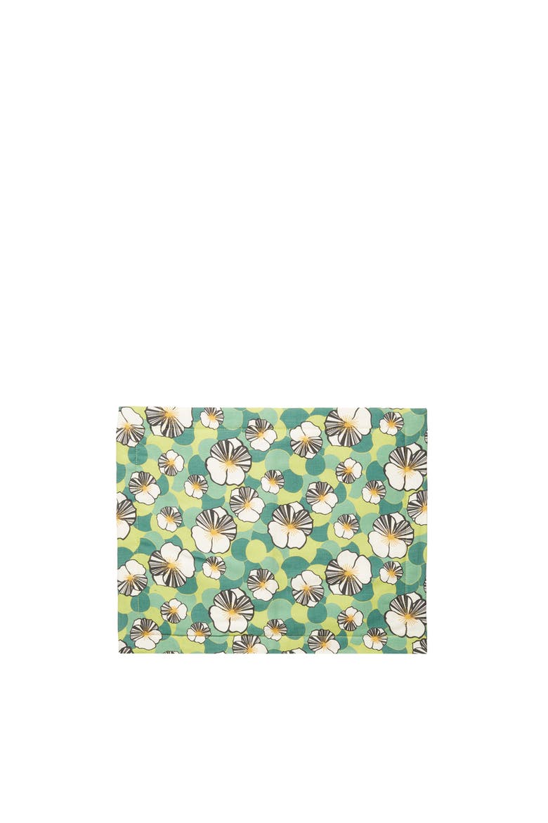 Placemats Set Of 2 (35X45) Ninfea Green, Alternate, color, Ninfea Green