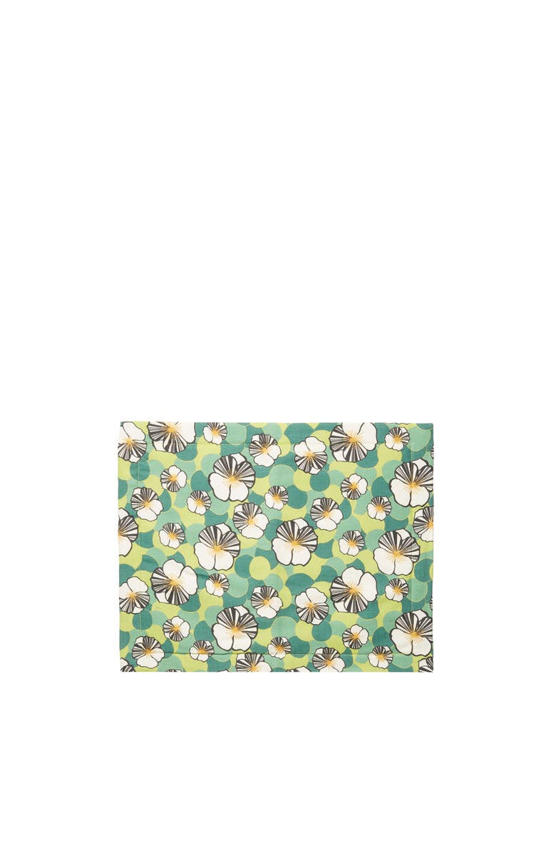 La DoubleJ Placemats Set Of 2 (35X45) Ninfea Green, Alternate, color, Ninfea Green