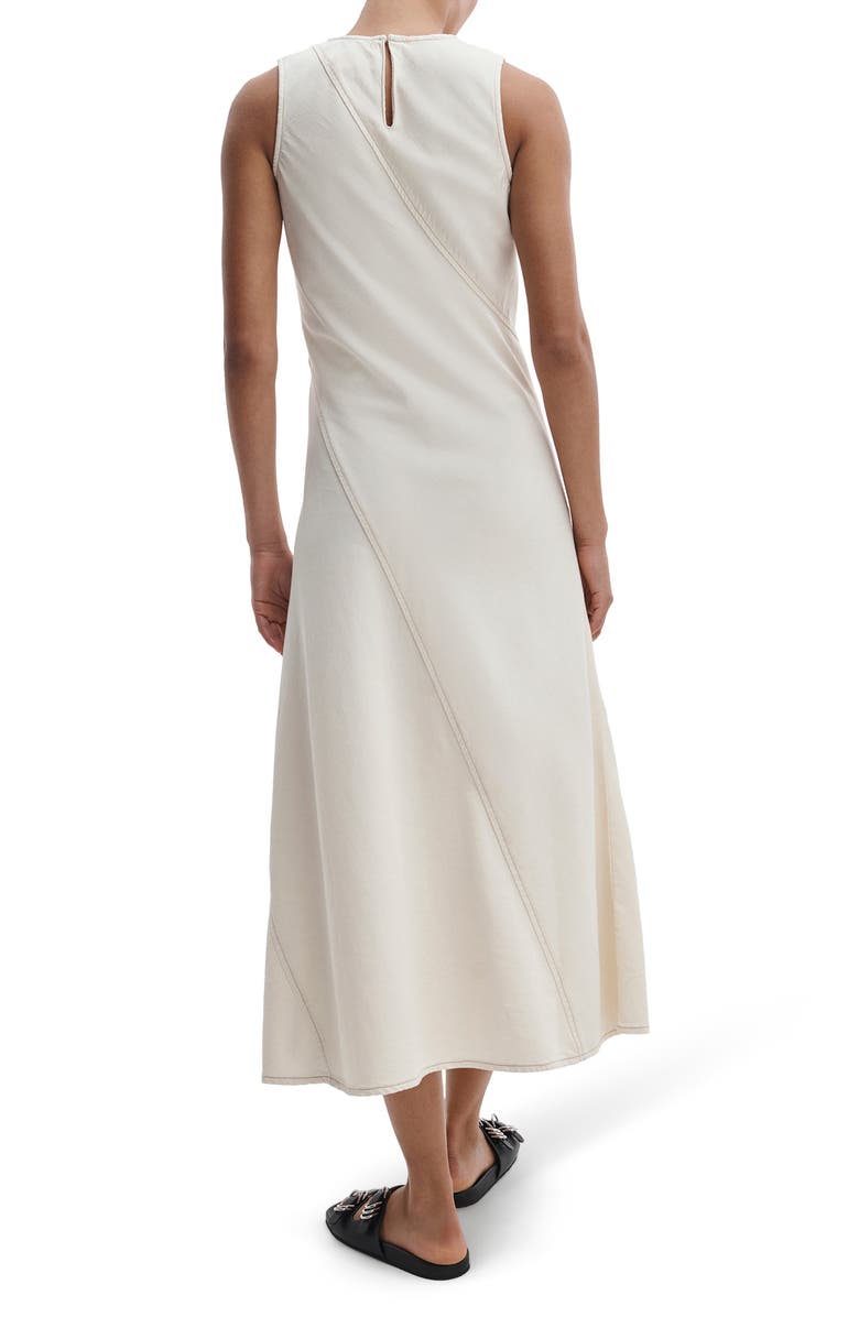 rag & bone Lisbon Sleeveless Maxi Dress, Alternate, color, Ecru