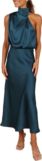 Annabelle Satin Maxi Dress