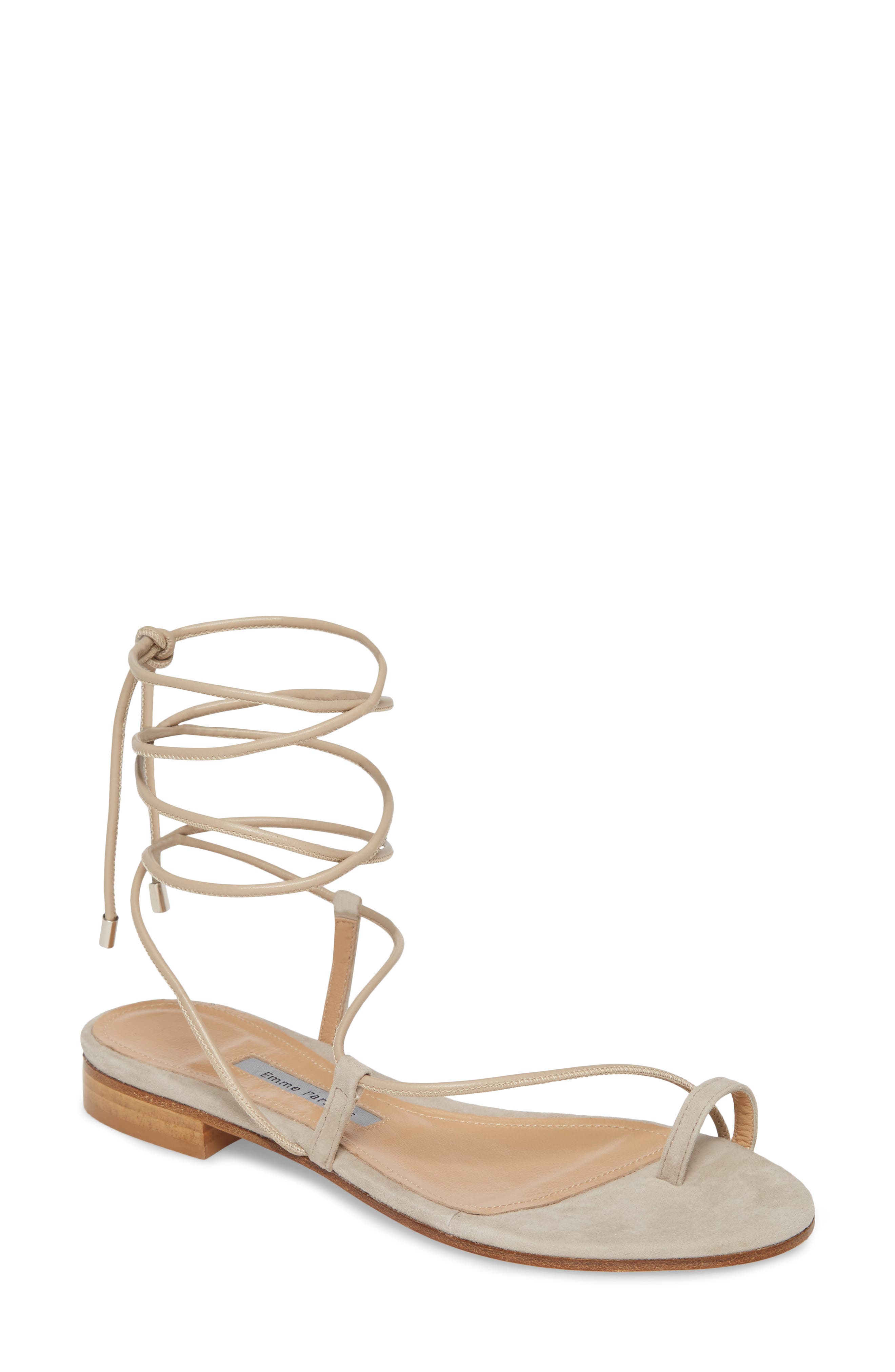 Emme Parsons Susan Ankle Tie Sandal, Main, color, 