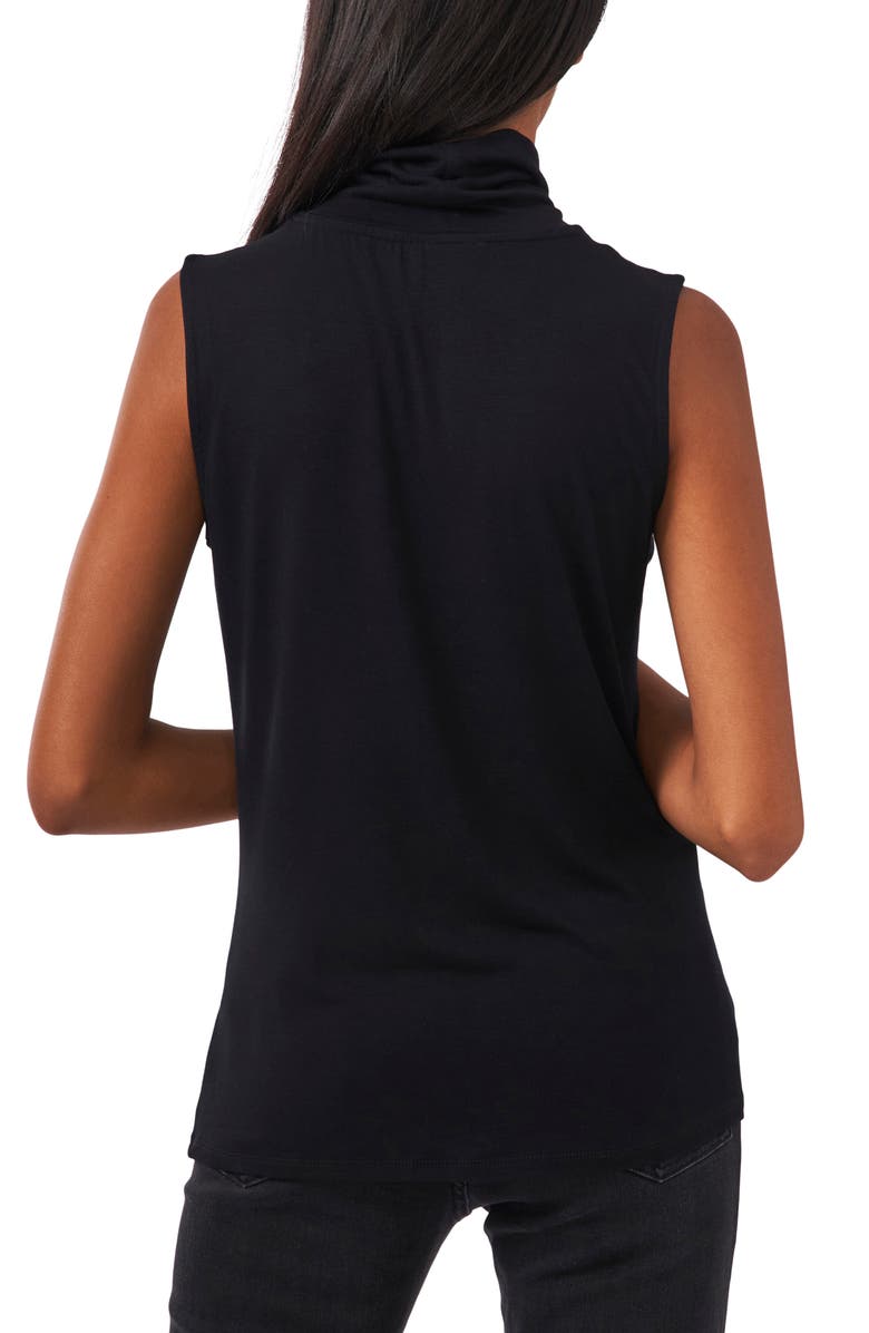 CeCe Turtleneck Sleeveless Knit Top, Alternate, color,