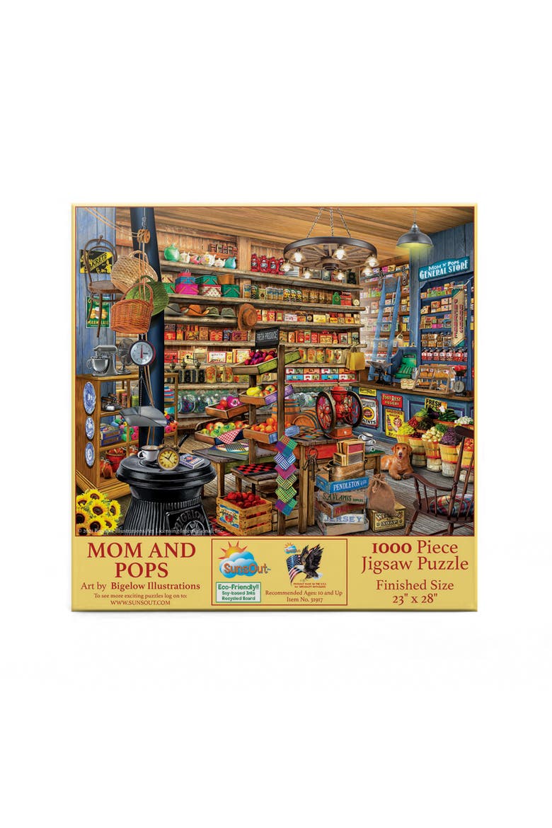 Mom and Pops 1000 piece Jigsaw Puzzle for Adults, Alternate, color, Multicolor