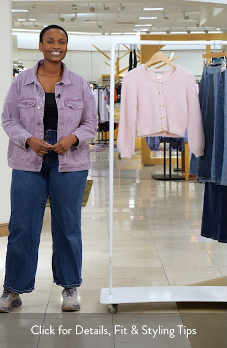 Kids' Fuzzy Cardigan, sales video thumbnail