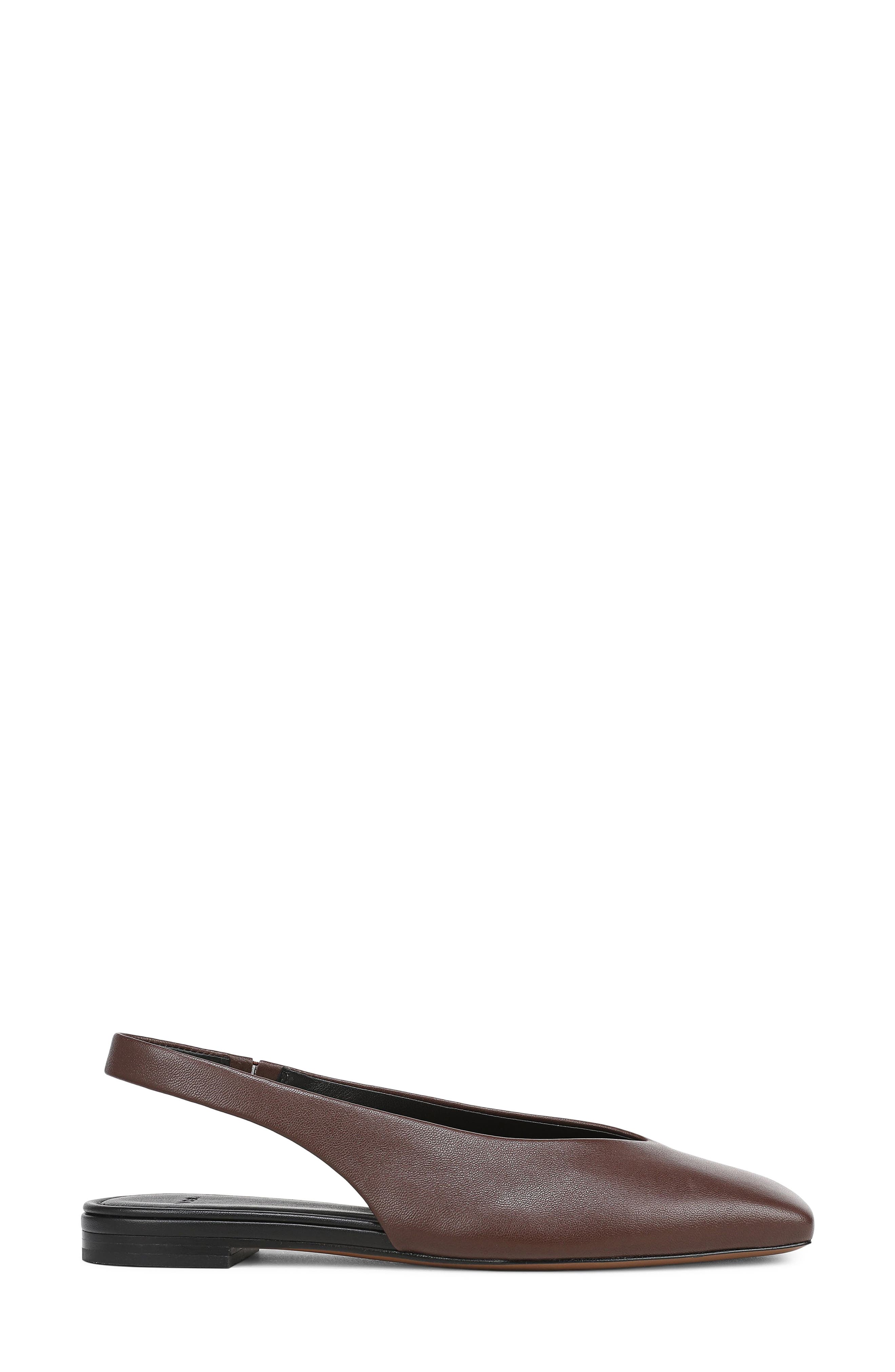 Darlina Slingback Flat, Alternate, color, MOLTON BROWN