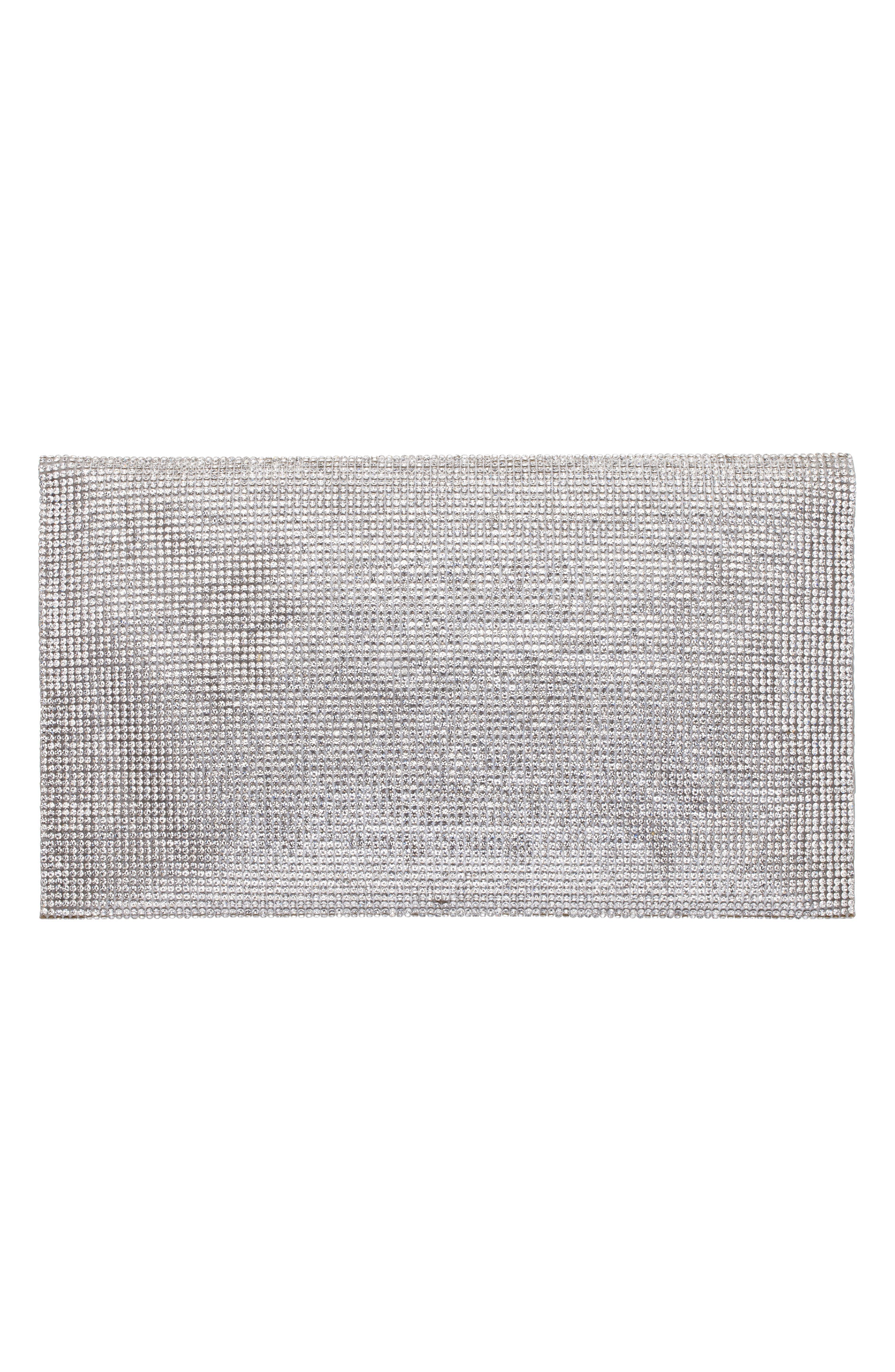 Crystal Clutch, Alternate, color, SILVER