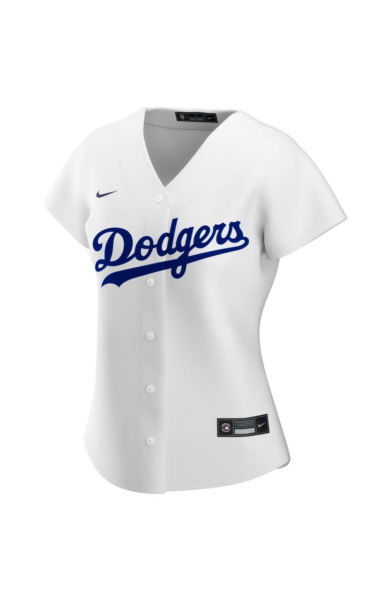 Nike Women's Nike Trevor Bauer White Los Angeles Dodgers Home Official Replica Player Jersey, Alternate, color,