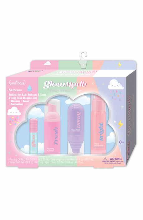 HOT FOCUS Kids' Glowmode 4-Piece Skincare Set