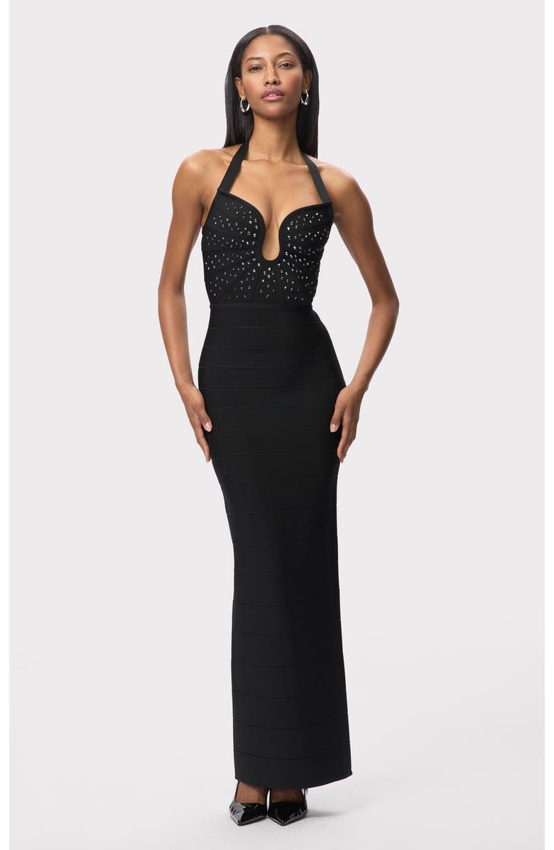 Herve Leger The Reina Gown, Main, color, 
