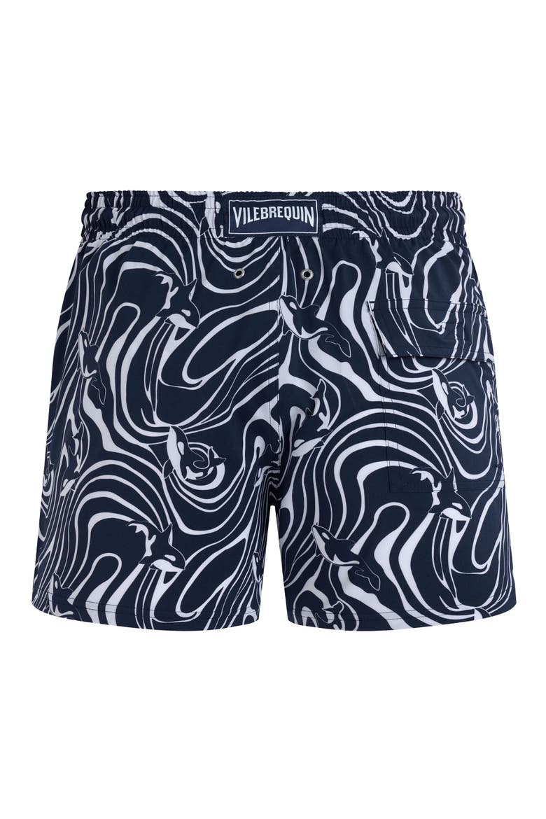 Men Stretch Short Swim Shorts Orcas, Alternate, color, navy